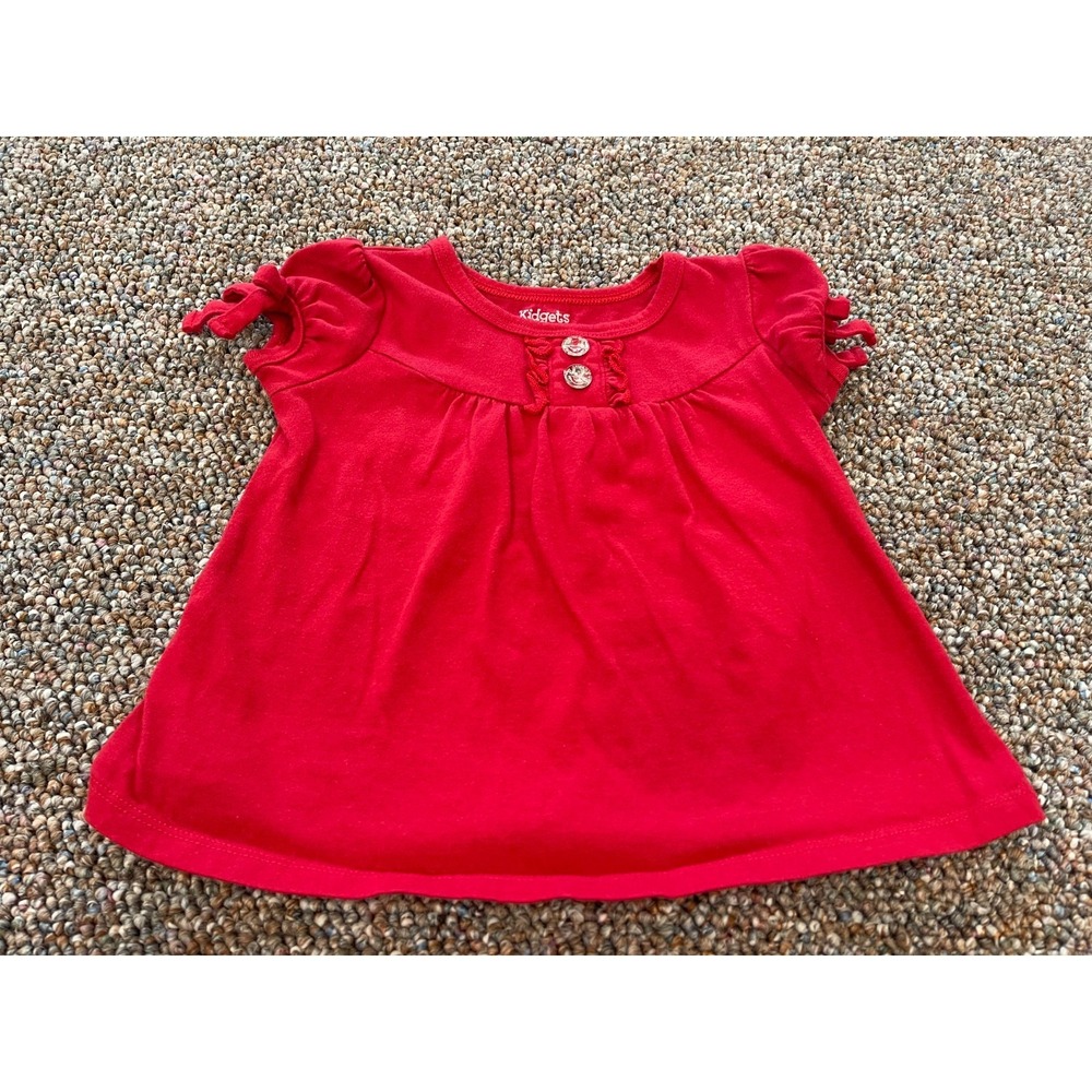 Kidgets Girls Red Top Size 12M